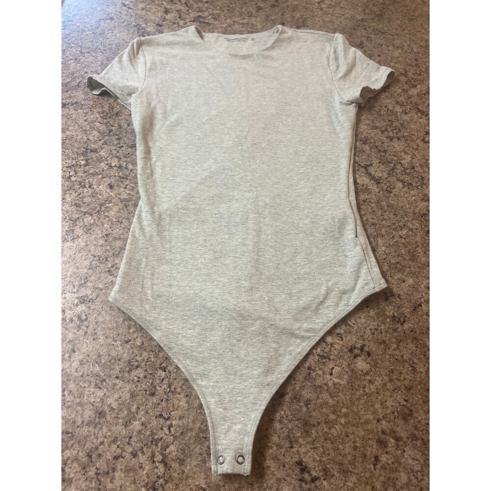 Abercrombie & Fitch Bodysuit Size Medium Gray